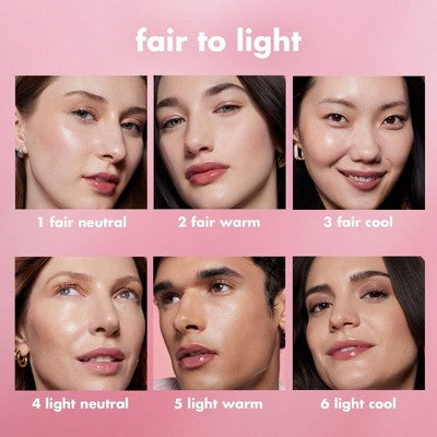 e.l.f. Halo Glow Skin Tint Light Coverage Foundation Mineral SPF 50 1 Fair Neutral 1 fl oz - Imperfect Box