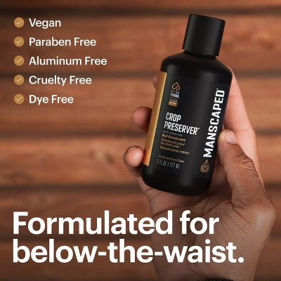 MANSCAPED Crop Preserver Men's Groin and Body Deodorant 6 fl oz - New