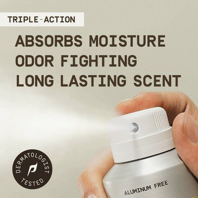 Papatui Men's Long-Lasting Odor Protection Body Deodorant Spray Lush Coconut 5oz - Imperfect Container