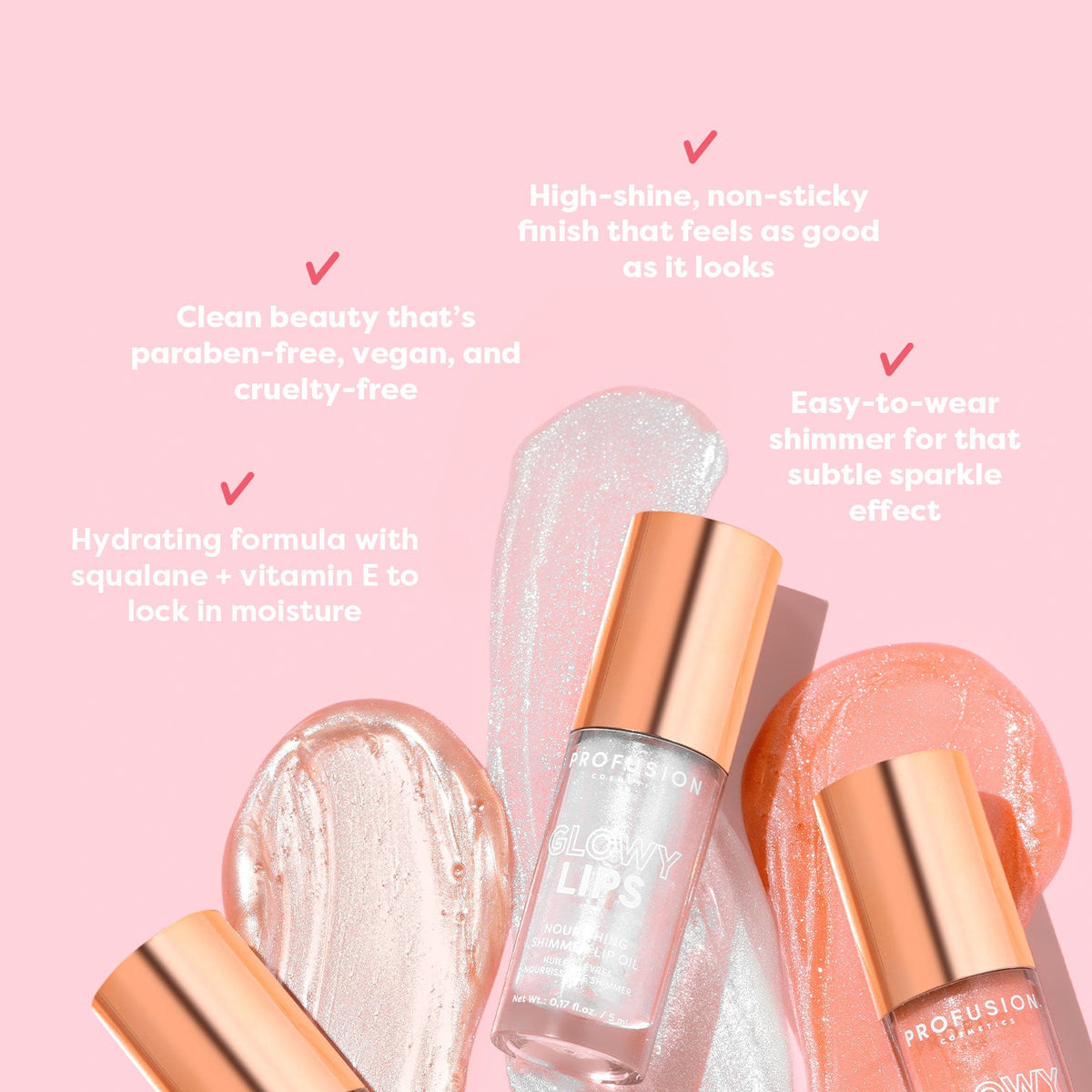Glowy Lips Nourishing Shimmer Lip Oil