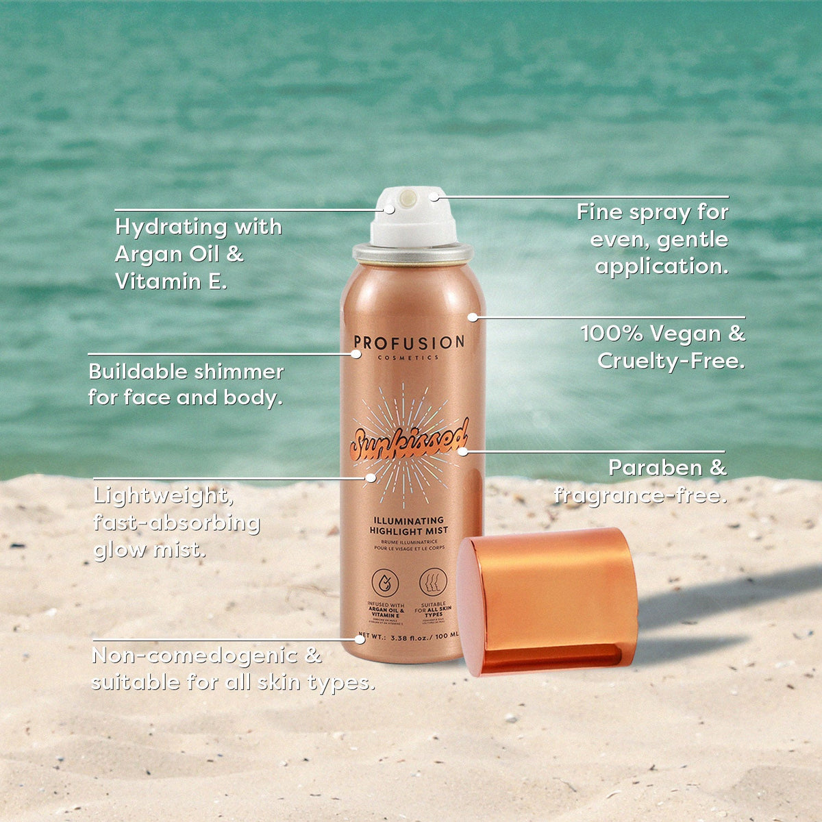 West Coast Glow | Sunkissed Illuminating Highlight Mist