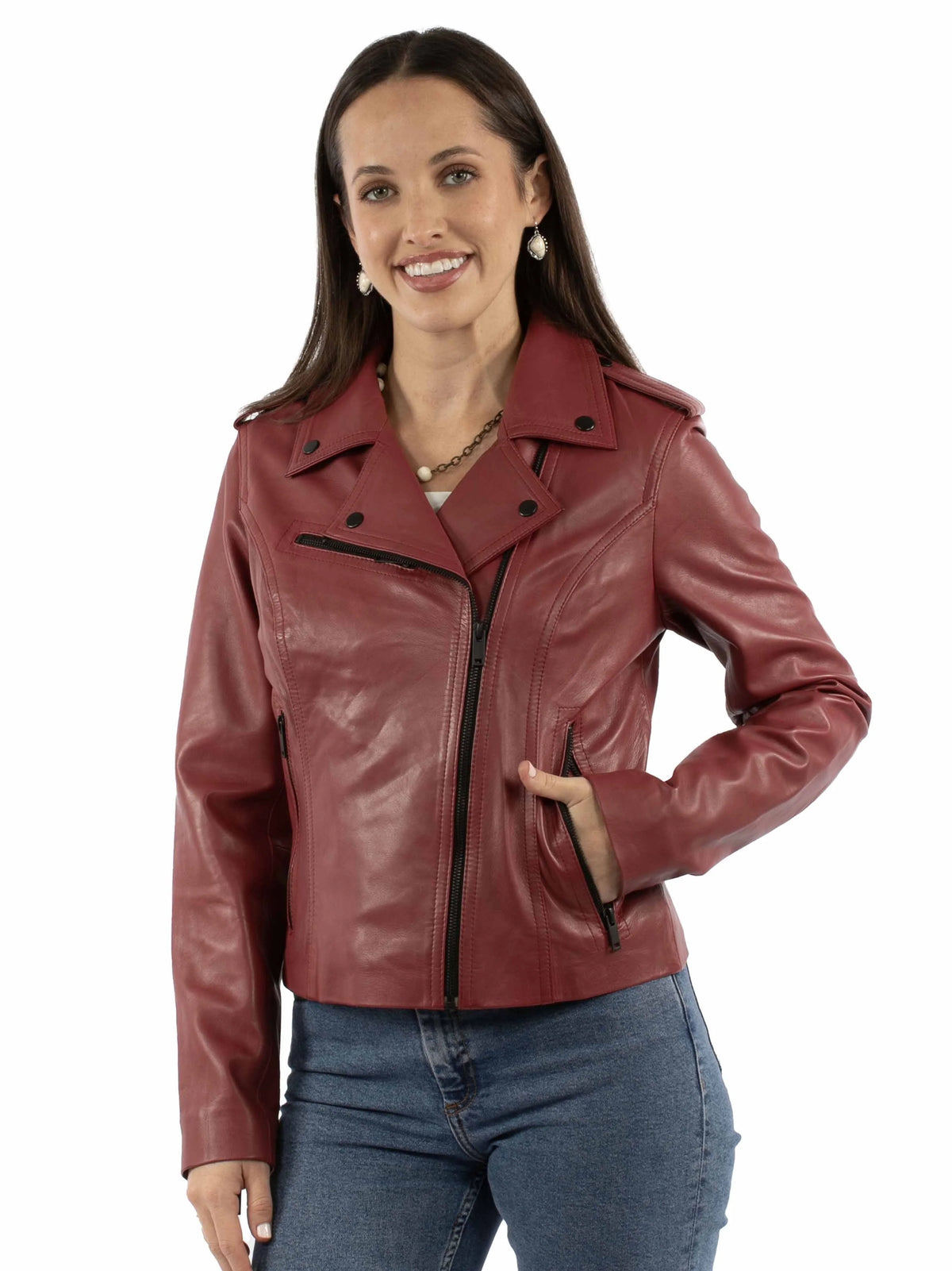Scully Asymmetrical Zip - Women's Motorcycle Jacket