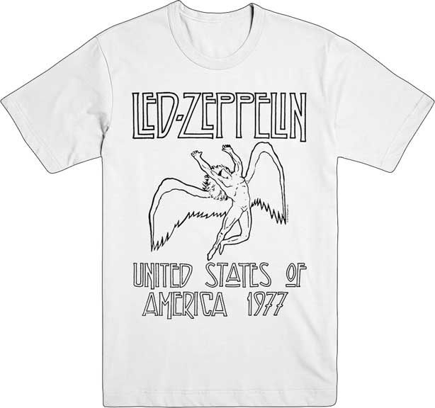 Led Zeppelin USA 1977 T-Shirt SALE