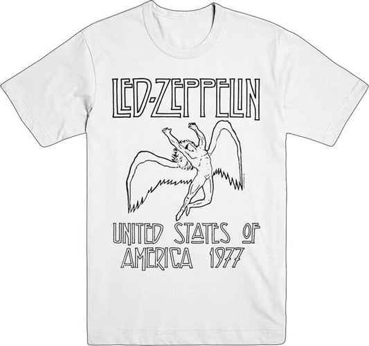 Led Zeppelin USA 1977 T-Shirt SALE