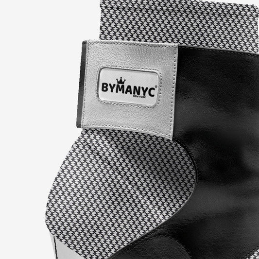 Limited Edition Vegan Stiletto Boots BYMANYC® New York Futurista Onyx