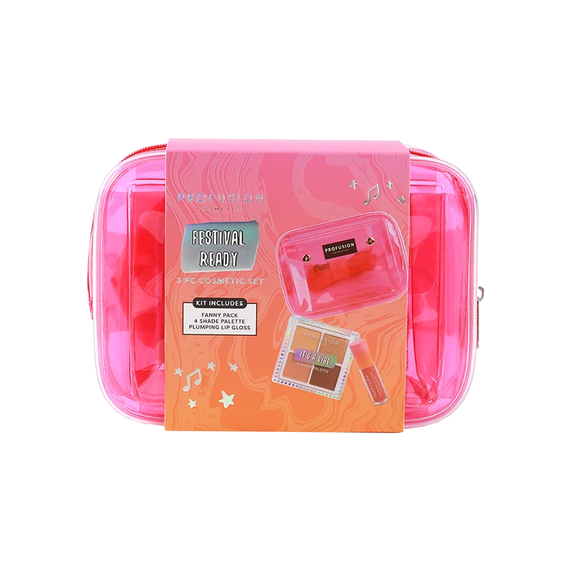 It's a Vibe | Festival Ready 3-pc Bag & Cosmetic Set