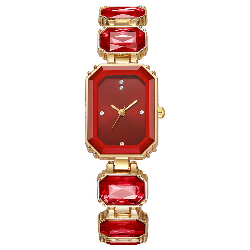 High-value rock candy full diamond watch with great elegance