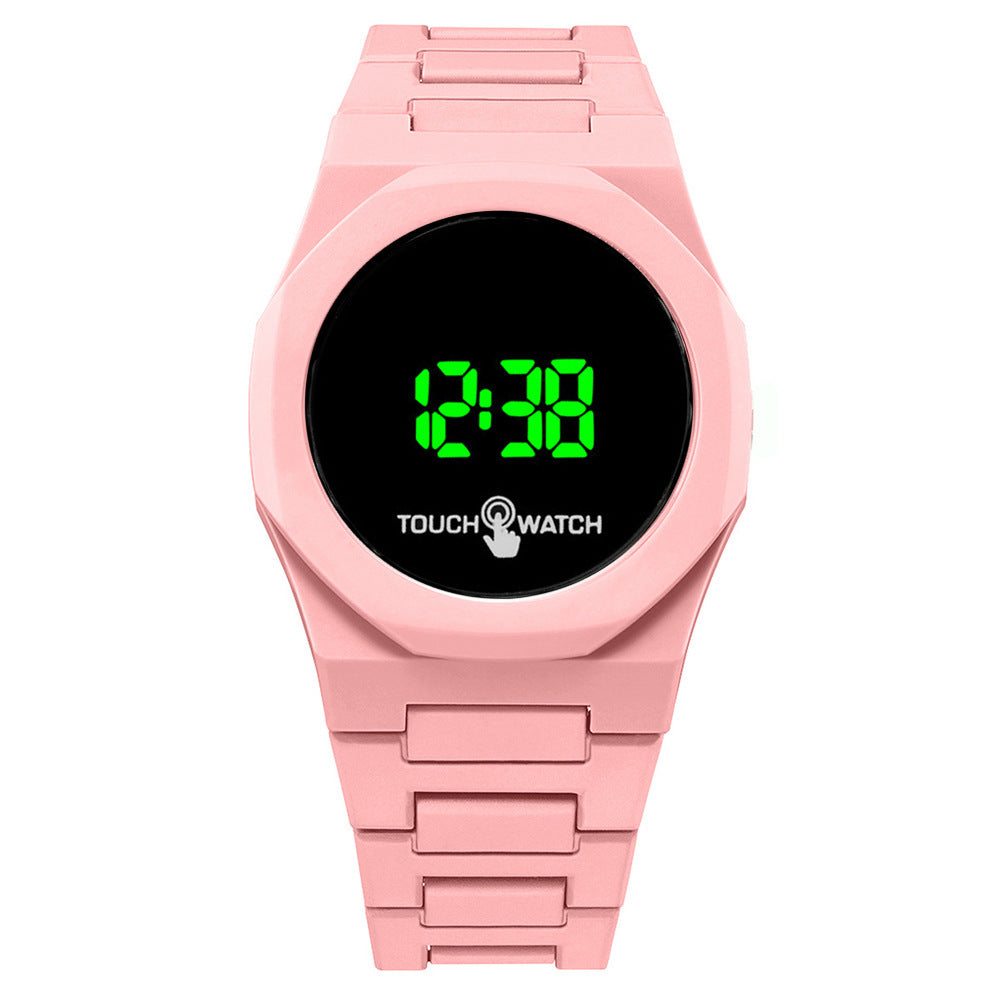 LED plastic covers and butterfly buckle watches for men and women.
