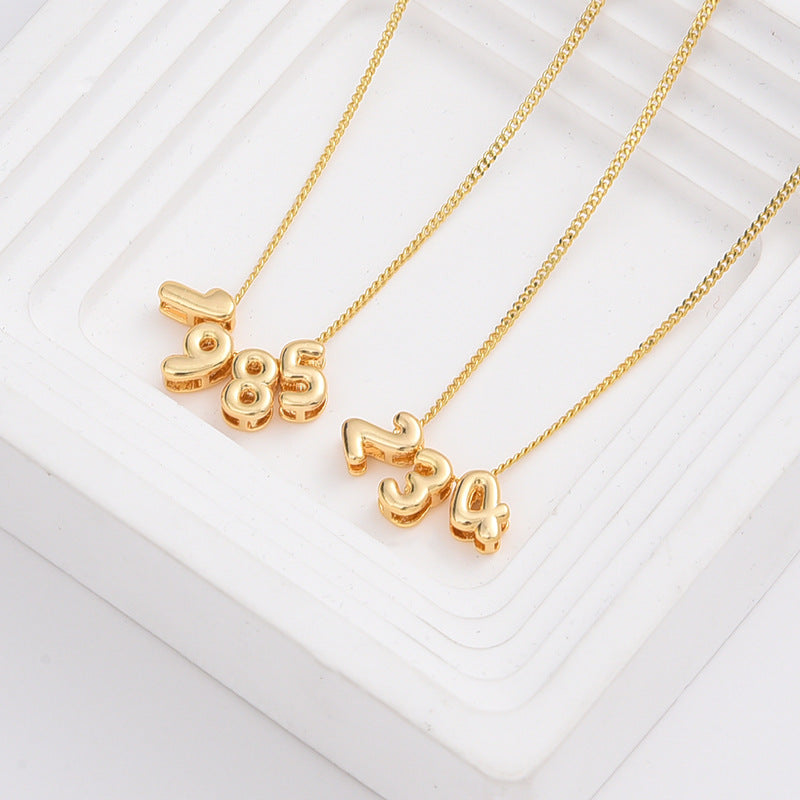 bubble 444 necklace