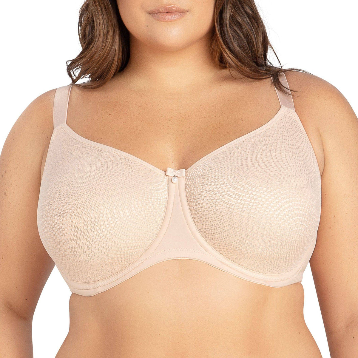 Pearl Minimizer Full Bust Padded Bra - Cameo Rose