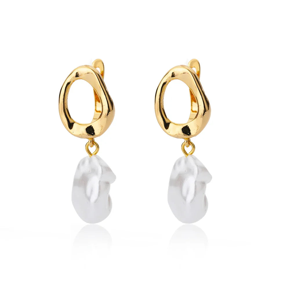 Zircon Heart Pendientes Earring For Women Stainless Steel Gold Color Piercing Earring 2025 Trend Jewelry aretes Accesorios mujer