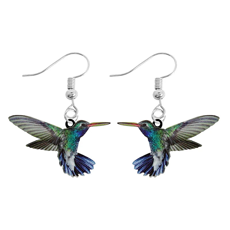 Earring For Women Acrylic Funny Custom Cute Girls Gift Eardrop Kids Animal Rabbit Parrot Bird Frog Butterfly