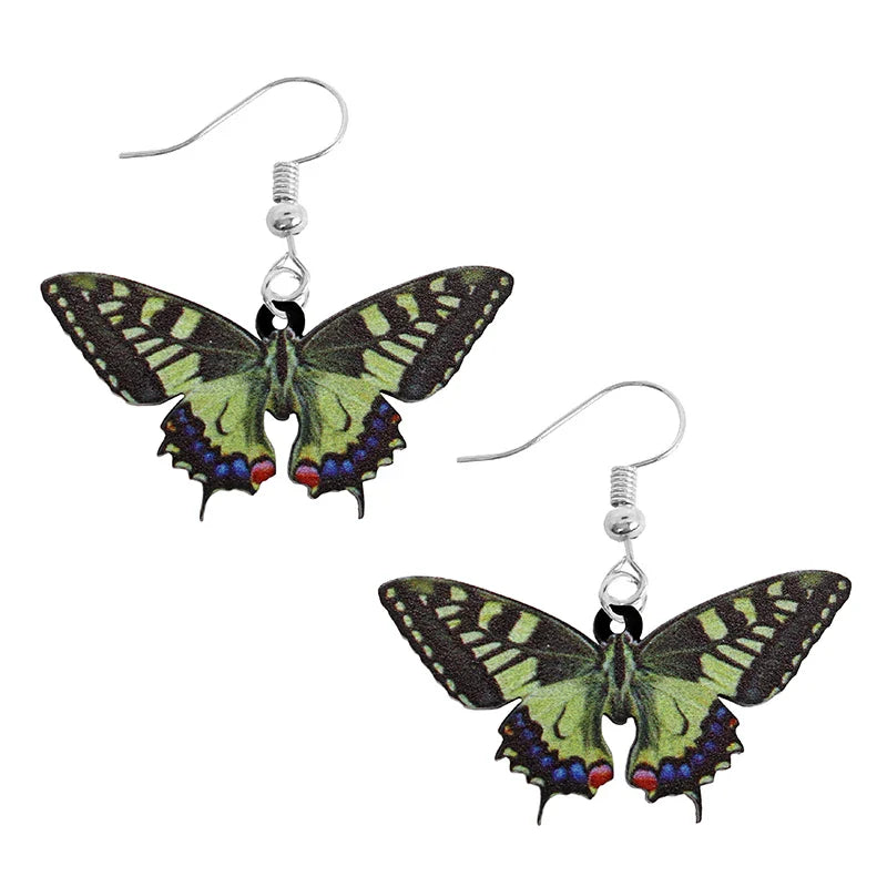 Earring For Women Acrylic Funny Custom Cute Girls Gift Eardrop Kids Animal Rabbit Parrot Bird Frog Butterfly