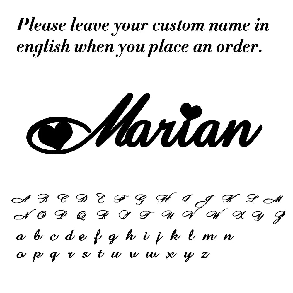 Women Girls Personalized Name Bracelet Stainless Steel Box Chain Letter Customized Charm Bracelets Unique Custom Jewelry Gift