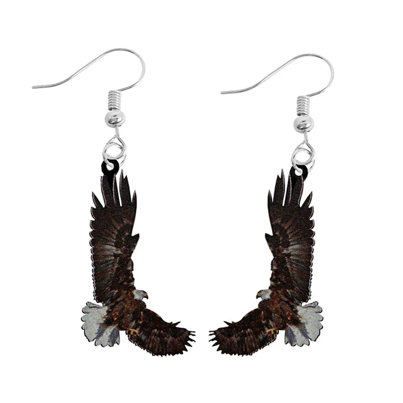 Earring For Women Acrylic Funny Custom Cute Girls Gift Eardrop Kids Animal Rabbit Parrot Bird Frog Butterfly