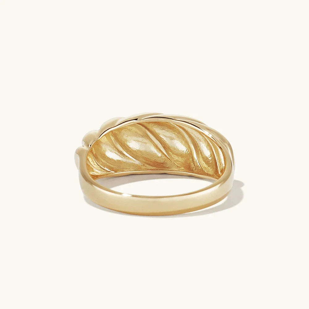 SUNIBI Stainless Steel Ring for Women And Men Classic Gold Color Simple Fashion Style Texture Rings Couple Wedding Jewelry