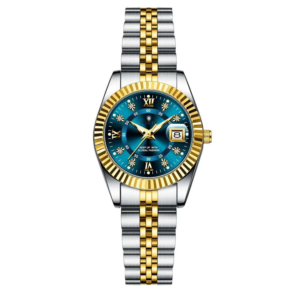 Fashion Quartz Wristwatches Luxury Brand High Quality Diamond Watch For Man Gifts Digital Mens Automatic Watches Men Gold Clock