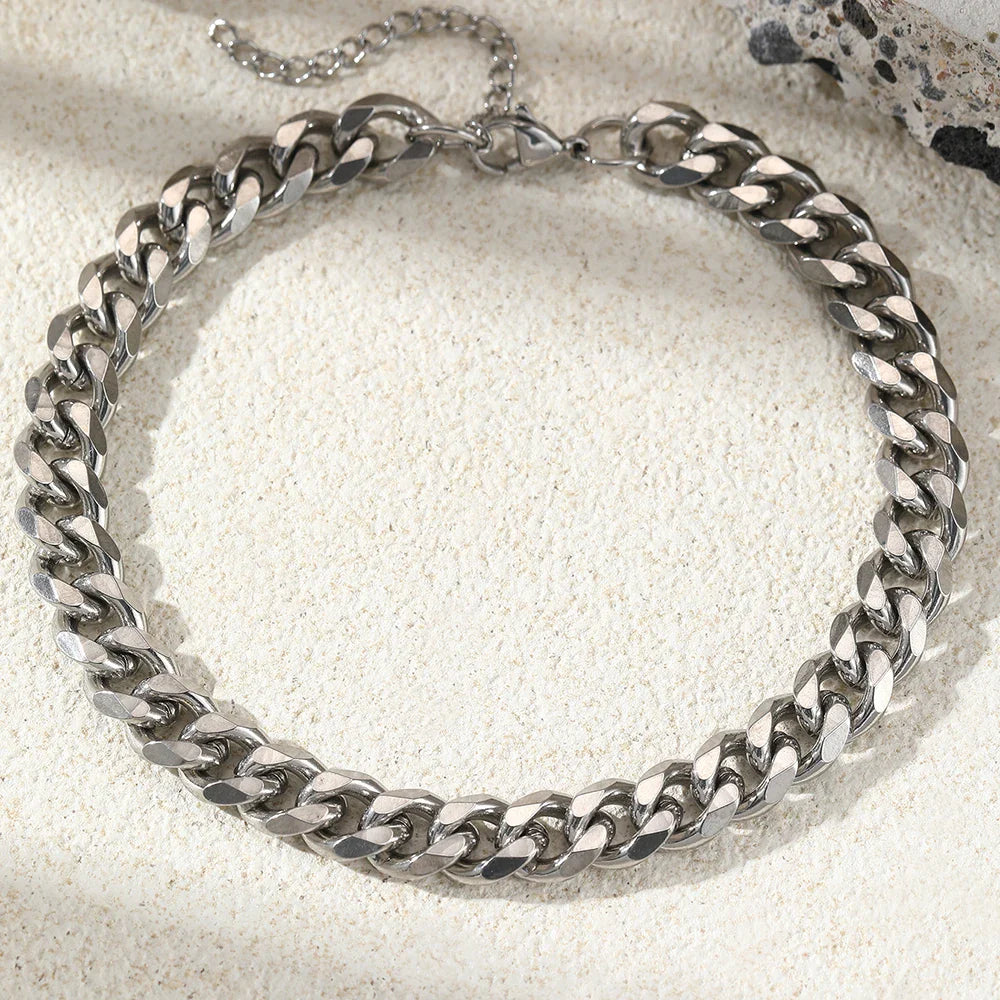 Stainless steel anklet Multiple chain thickness specifications Classic fashion anklet For Women Jewelry Creative Fashion Gifts