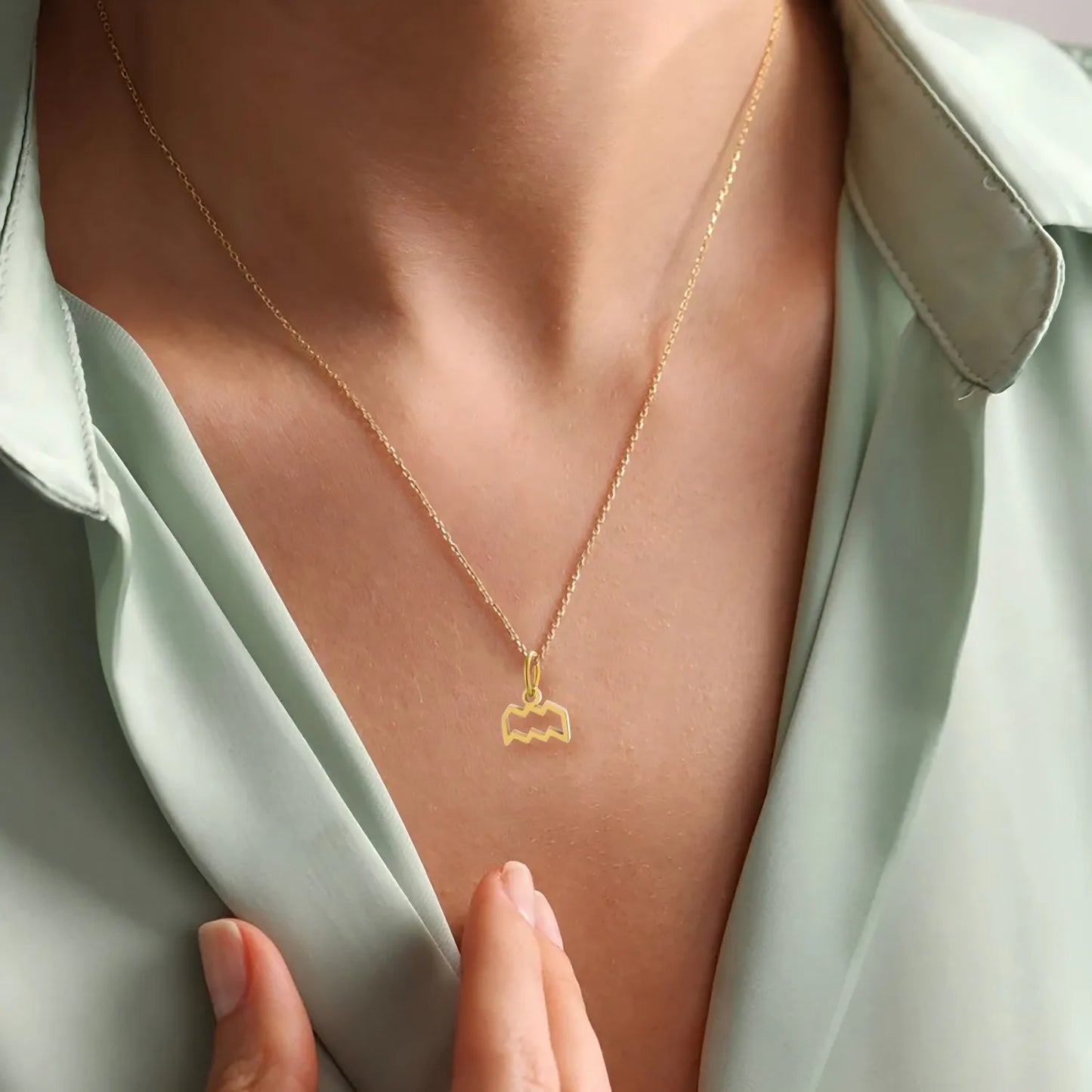 SUNIBI Stainless Steel Star Zodiac Sign 12 Constellation Pendant Accessories for Necklace Women Man Jewelry Gifts Wholesale