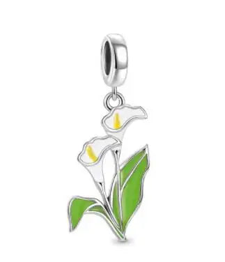 2026 925 Silver Flower, Butterfly, Highland Cow, Motorcycle Pendant Fit European Original Bracelet DIY Jewelry Exquisite Jewelry