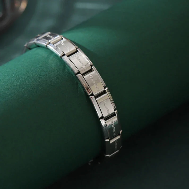 New Trend Stainless Steel Bracelet European And American Elastic Titanium Steel Bracelet Fashion Simple Design