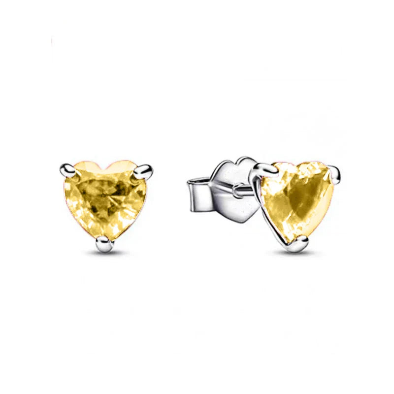 Christmas Gift Hot Selling 925 Silver Blue Stone Flower Stud Earrings Fit Women's Festival Exquisite Charm Jewelry Gifts