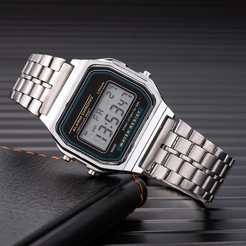 Luxury Women's Rose Gold Silicone Watches Women Fashion LED Digital Clock Casual Ladies Electronic Watch Reloj Mujer 2025