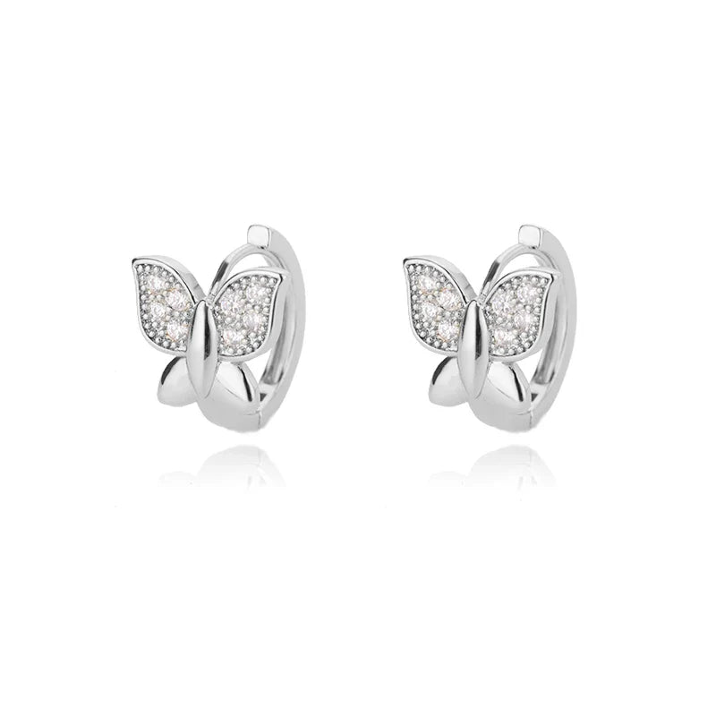 Zircon Star Pendientes Earrings for Women Girl Stainless Steel Gold Color Earring Y2k Wedding Aesthetic Jewelry aretes mujer