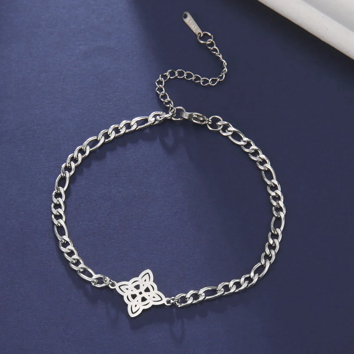 Hollow Chinese Knot Charms Bracelets Witch Knot Chain Bracelet Women Men Vintage Love Jewelry Gifts