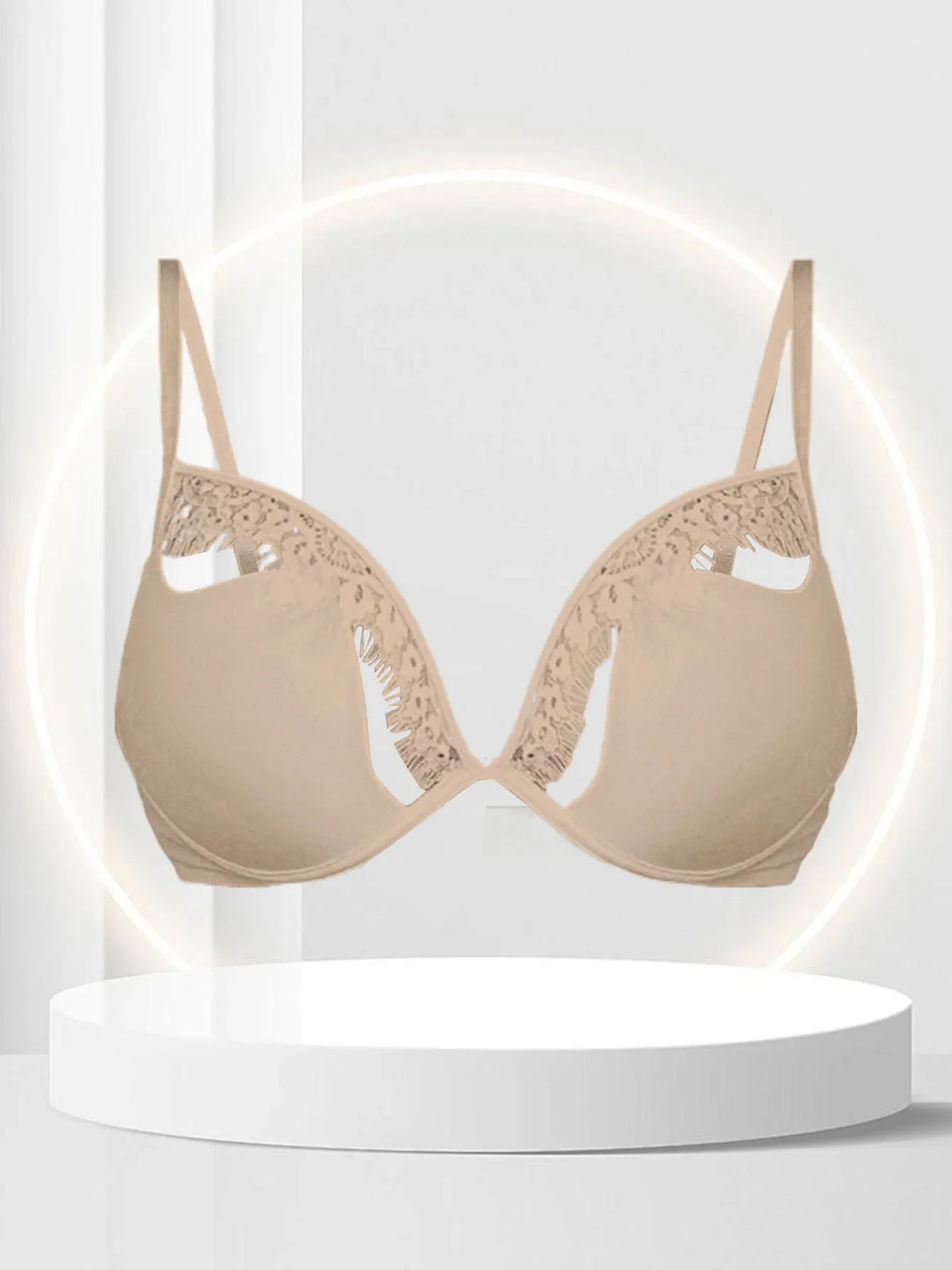 women's sexy lace push up bra underwire thick cup brassiere plain edgy super gather for small breasts