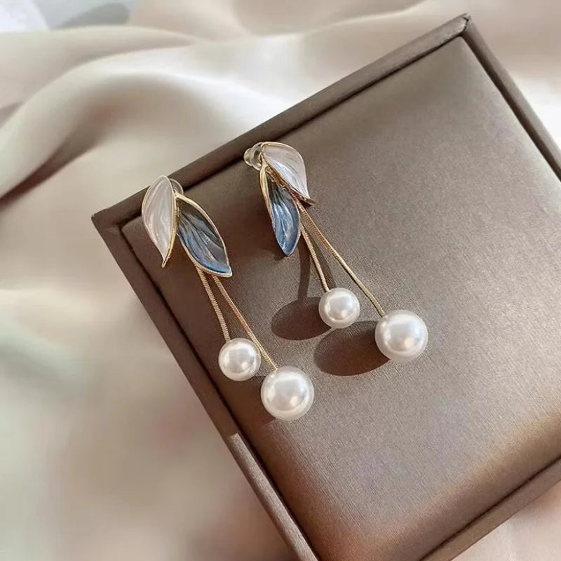 UK Three-Piece Set Boutique Fashion Sweet Ol Elegant Pearl Multi-Layer Elegant Necklace Earrings Bracelet Set Custom Jewelry