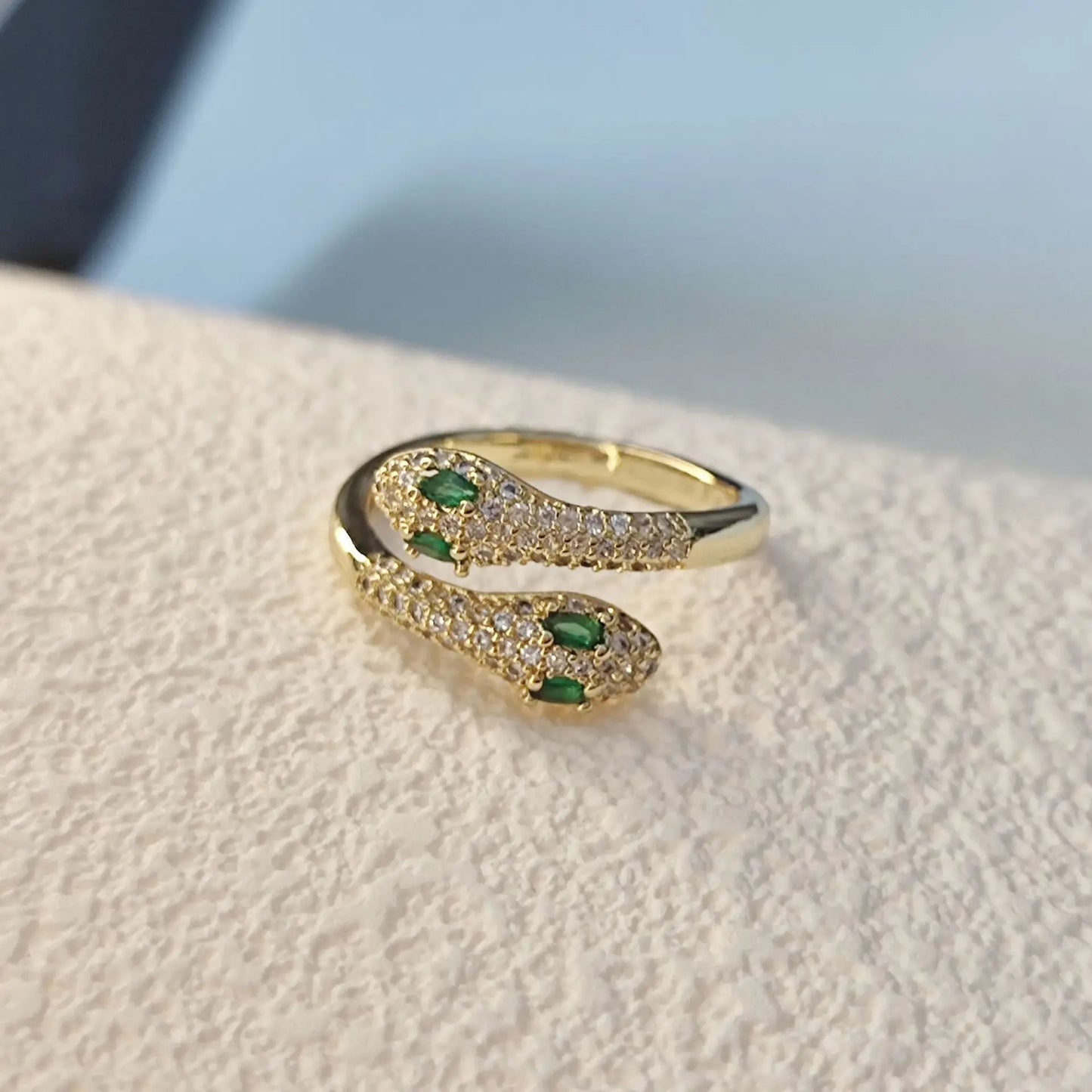 925 Sterling Silver Snake Zircon Rings For Women Wedding Luxury Jewelry Wholesale Dropshipping