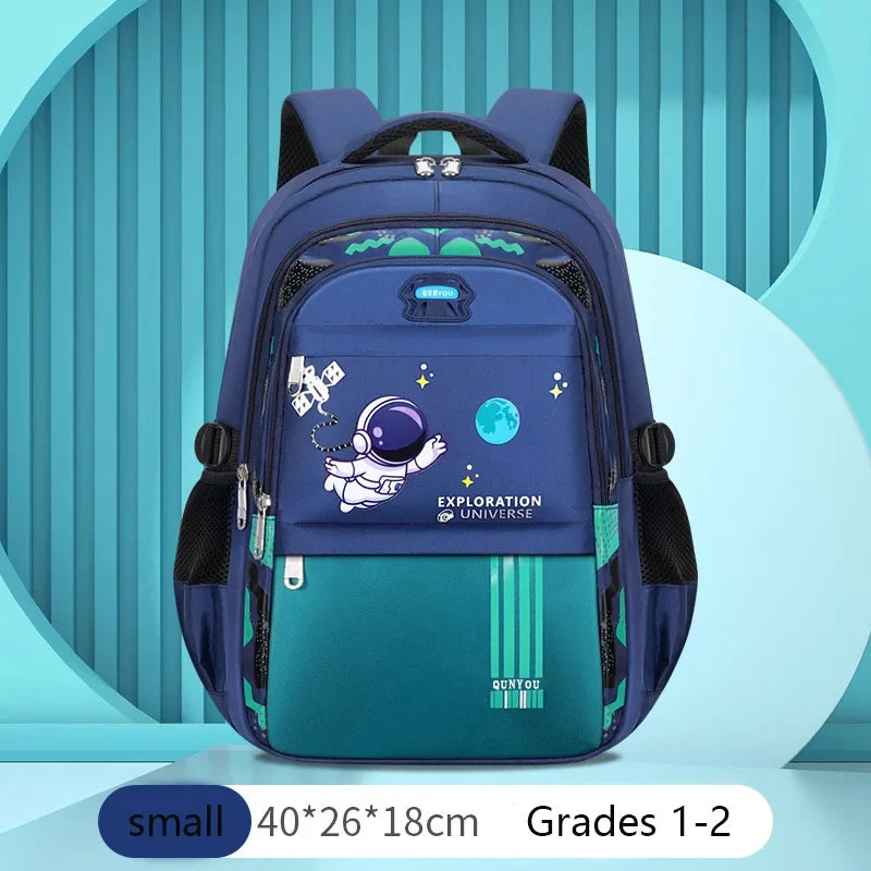 Kids Backpack Children School Bags for Boys Astronaut School Backpack Waterproof Primary Book Bag Mochila Infantil