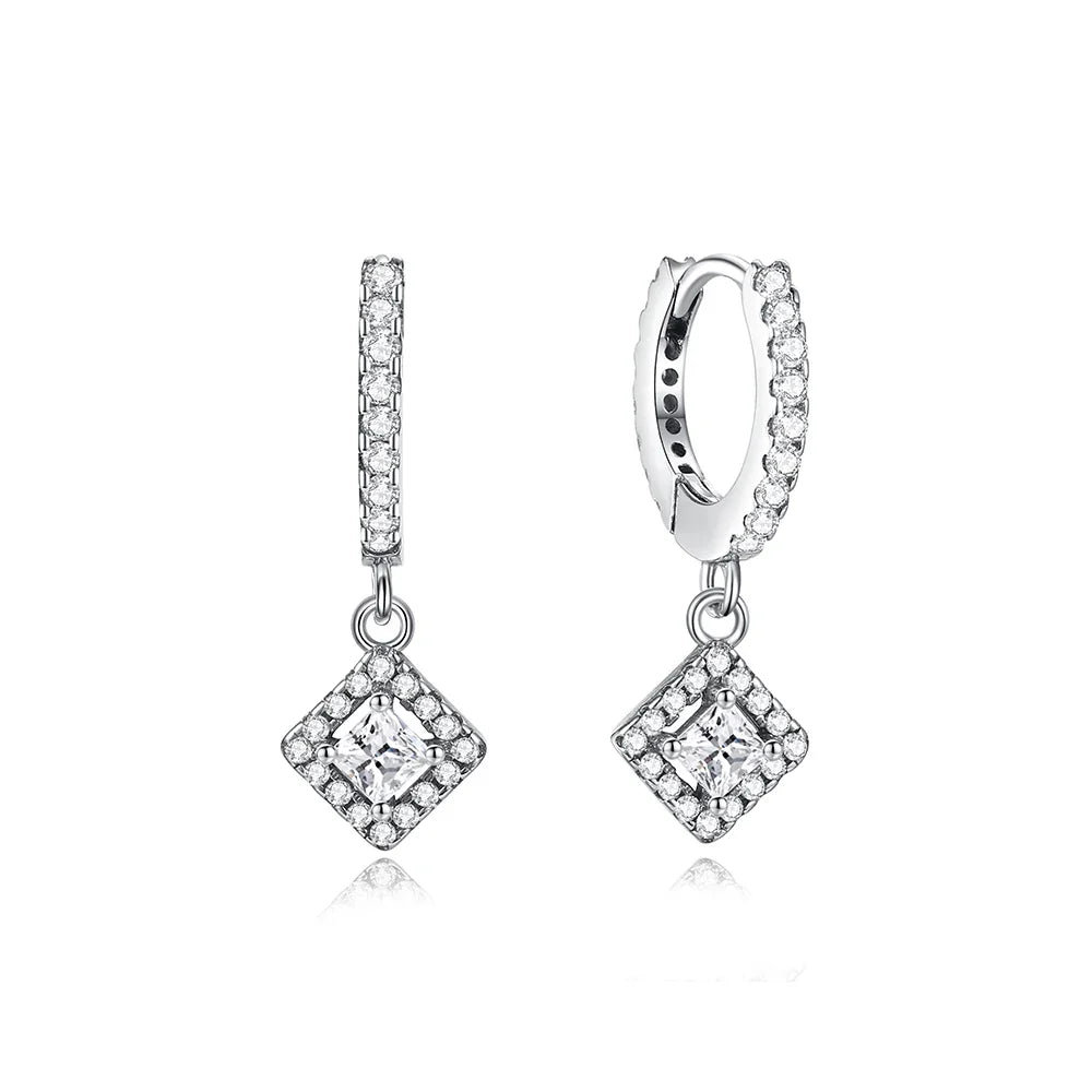 Original 925 Sterling Silver Earrings 2026 Stud Hoop Crystal Earings For Women Rose Gold Crown Heart Infinity Bee Earing Jewelry