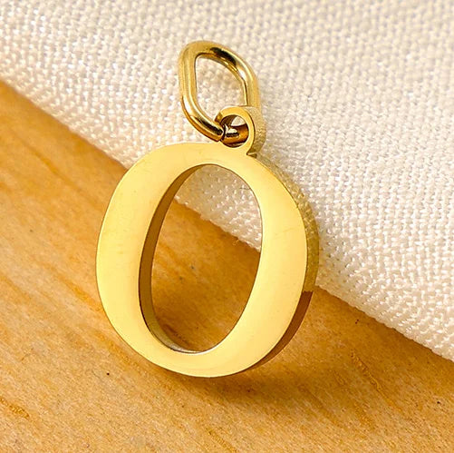SUNIBI 26 Letters Stainless Steel Cut Alphabet Pendant for DIY Woman Necklace Ladies Jewelry Accessories Wholesale Dropshipping