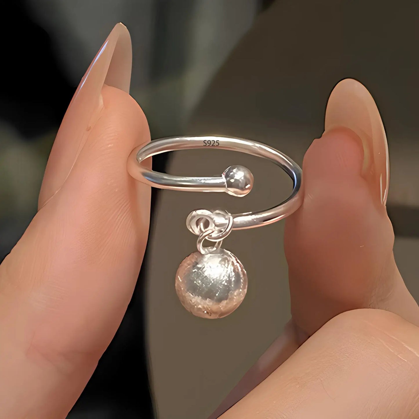 925 Sterling Silver Chain Knot Ring For Women Wrap Wide Band Rock Geometry Punk Jewelry Gift Wholesale Dropshipping