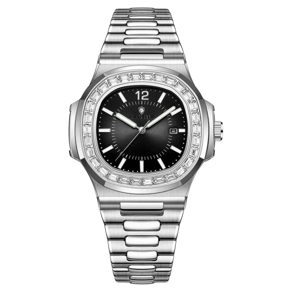 Luxury Digital New Diamond Watch For Man Fashion Quartz Wristwatches Mens Automatic Watches Man Gifts Clock Tudo Por 1 Real