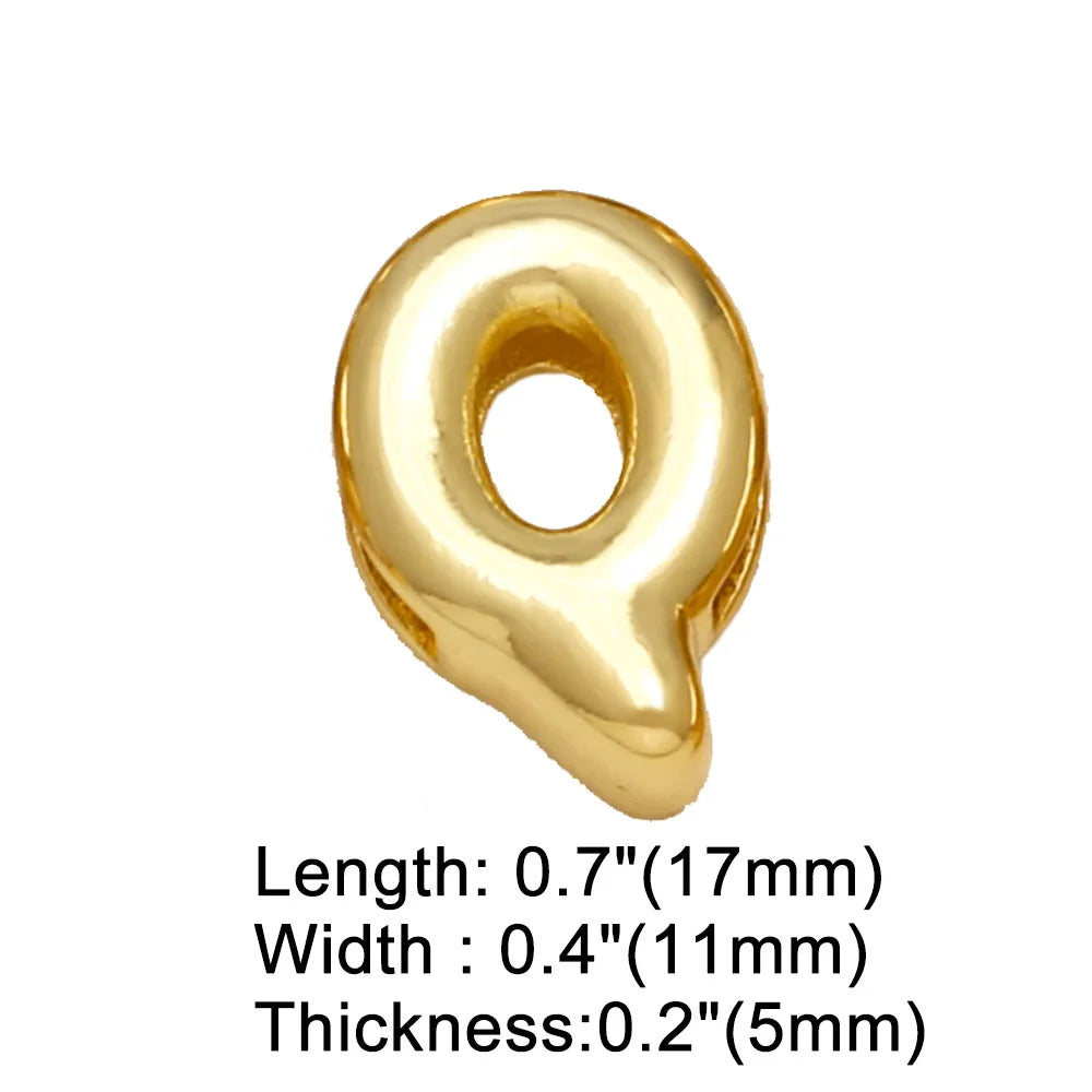 FLOLA DIY 26 Letters Custom Name Bracelets for Women Gold Silver Color Wide Band Initial Bracelets Handmade Jewelry brtd91