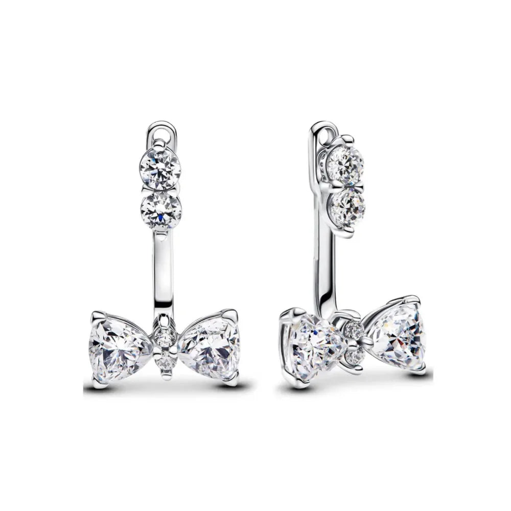 New S925 Silver Heart Stone Stud Earrings Suitable for Valentine's Day, Mother's Day, Anniversary Gift DIY Charm Jewelry