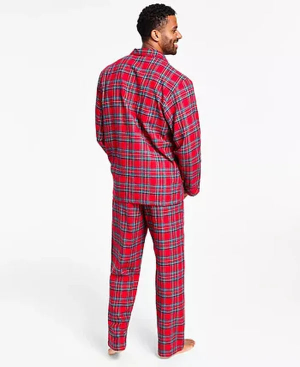 Family Pajamas Matching Mens Brinkley Plaid Family Pajama Set, Size Small