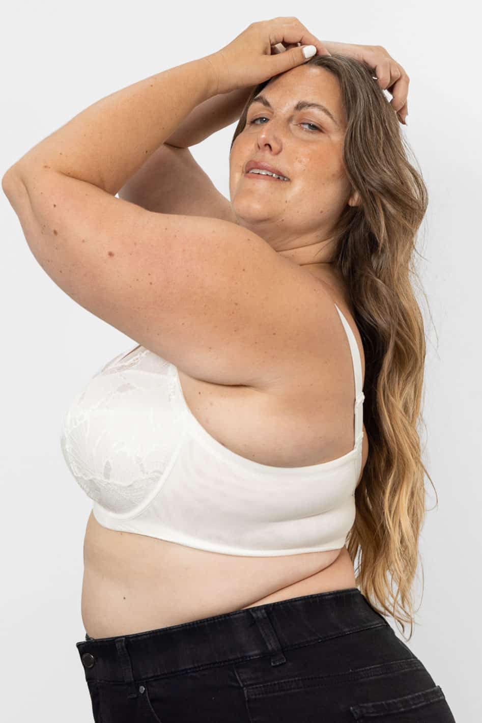 Ivy Full Coverage Underwire Bra CREAM, C-J Cup