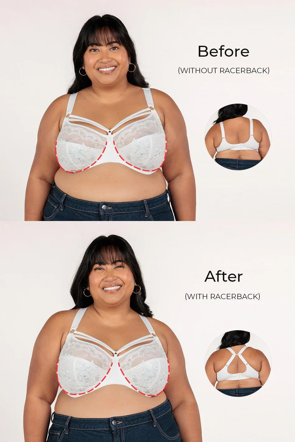 Tasha FlexWire Plunge Bra, I-N Cup