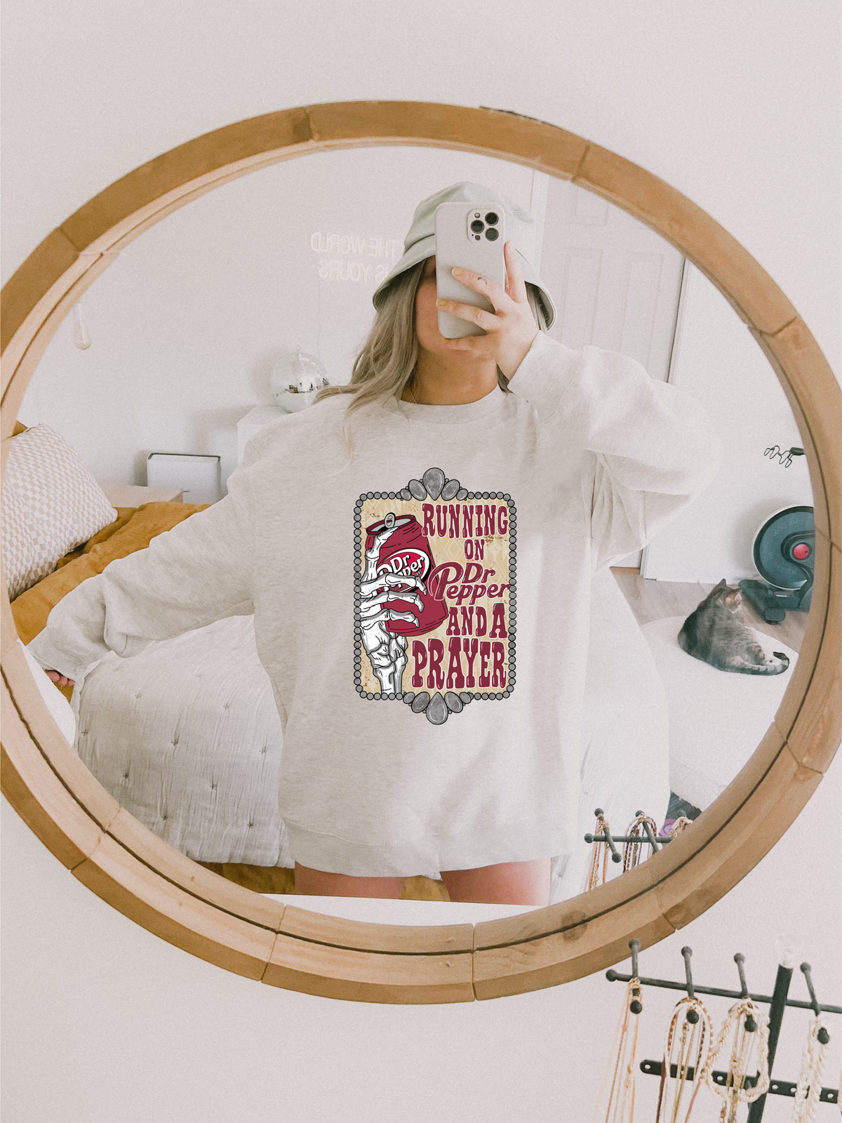 Running on DP & a Prayer Graphic Tee or Sweatshirt