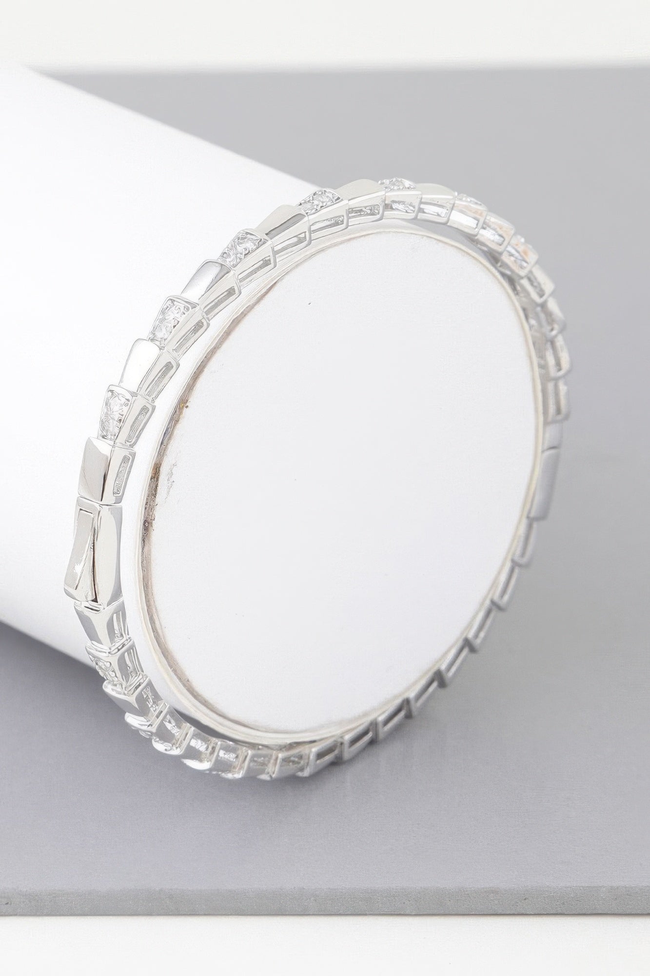 Bejeweled Snake Scale Bracelet