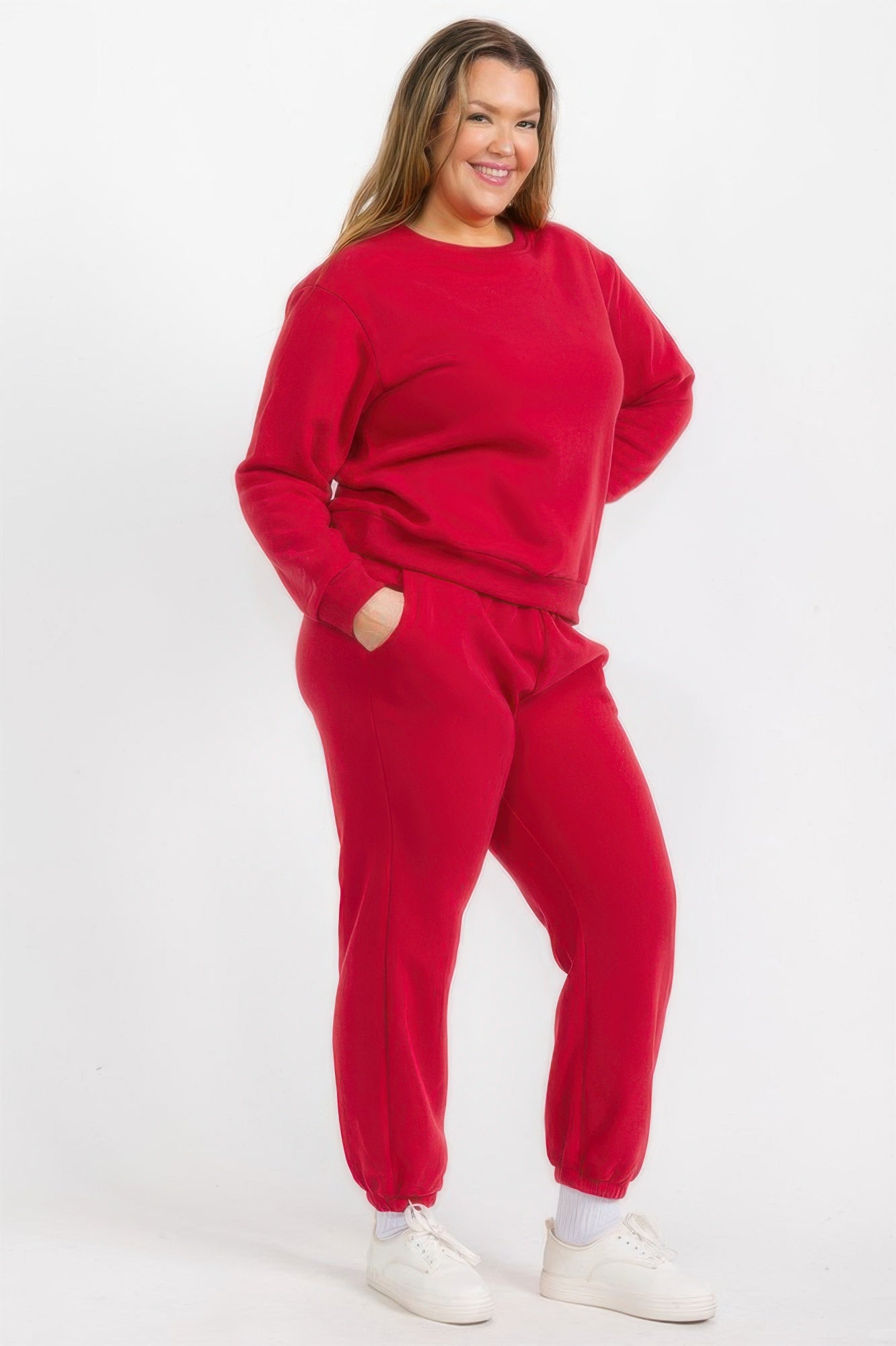 Poly Fleece Elastic Waist Joggers