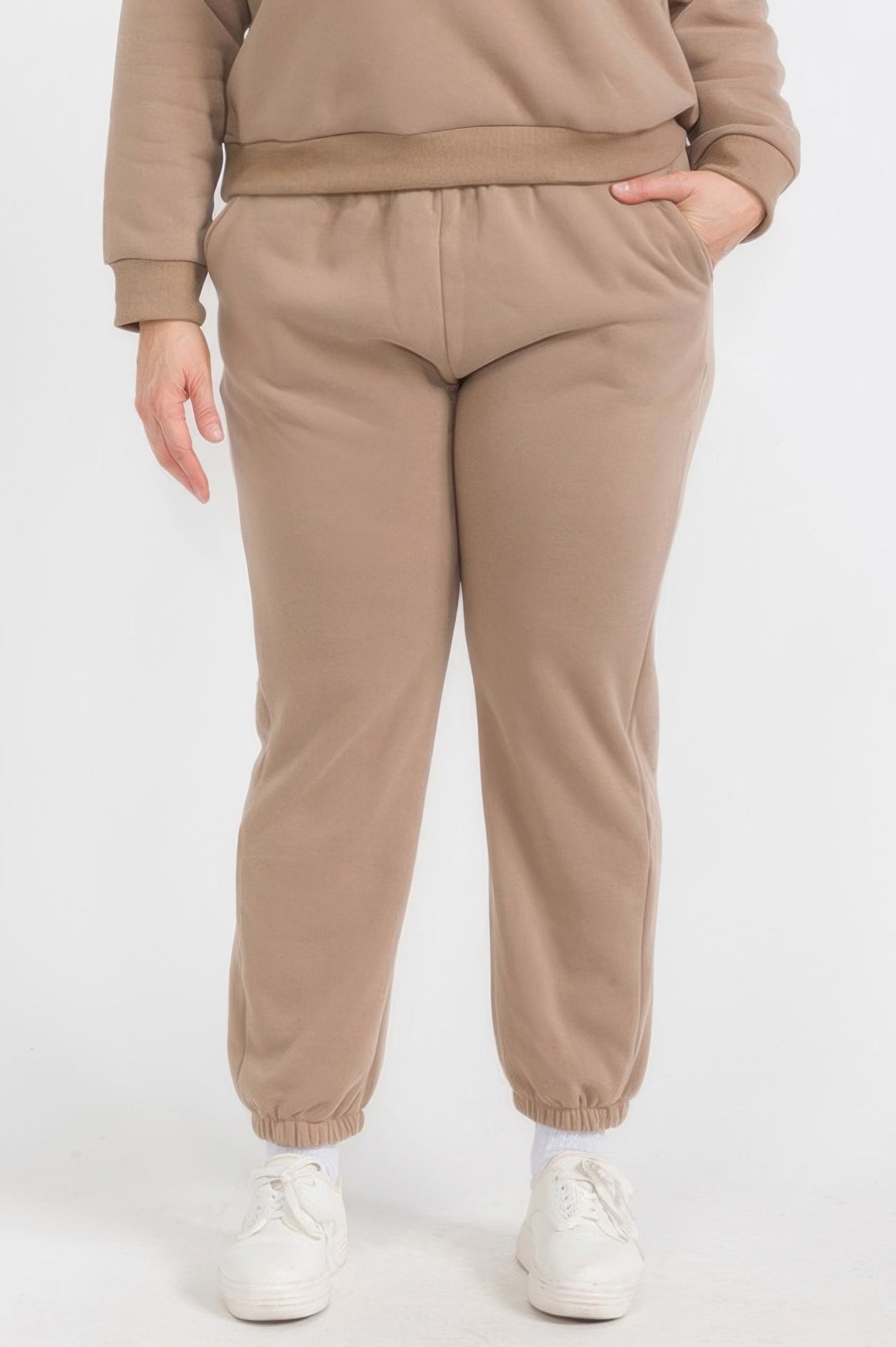 Poly Fleece Elastic Waist Joggers