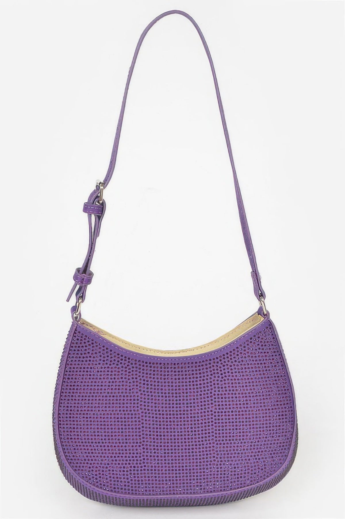 Elegant Hot Fix Shoulder Bag - Women's Accessory
