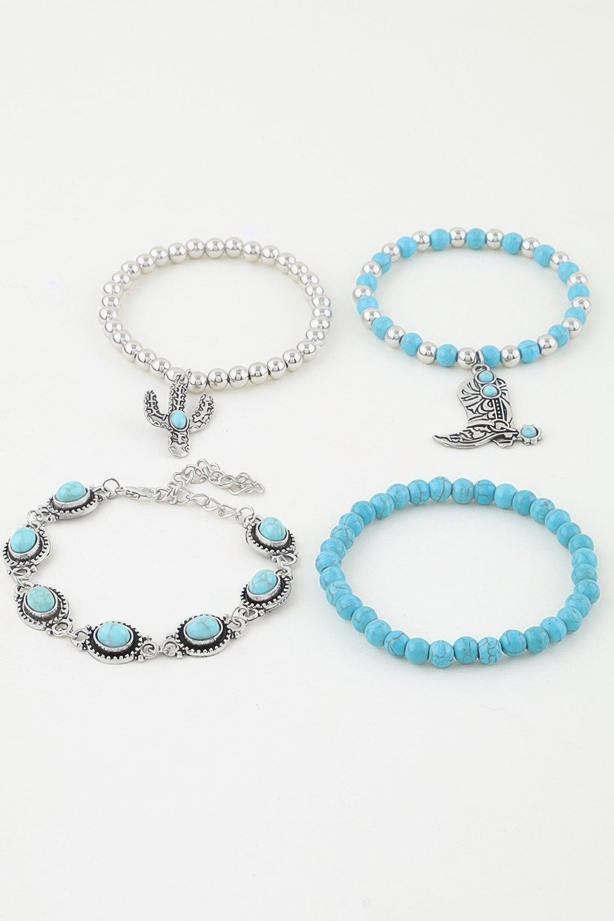 Women's Antique Cowboy Boot Beaded Bracelet BYMANYC ® New York CONTEMPORARY VIBRANT MODERN JEWELRY - New Collection