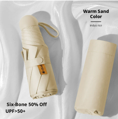 Capsule umbrella-Spring ring deduction-Wutong rice-1 piece