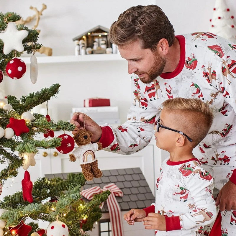 European And American Christmas Loungewear Family Sets